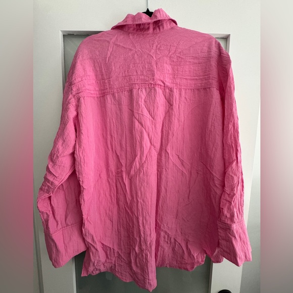 Crinkled Chiffon Shirt - Picture 7 of 9